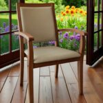 Chaise avec accoudoirs bois Elysée (Réf.: 901)