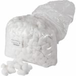 Boules de coton hydrophile