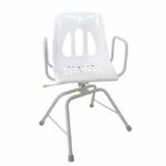 Chaise de douche pivotante