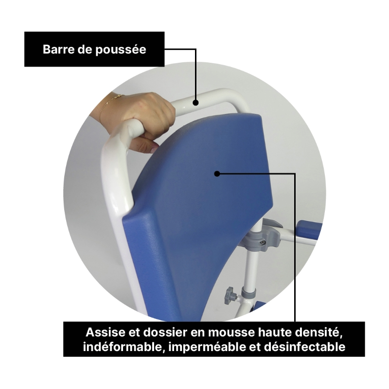 Chaise de douche / WC Aston – Image 6