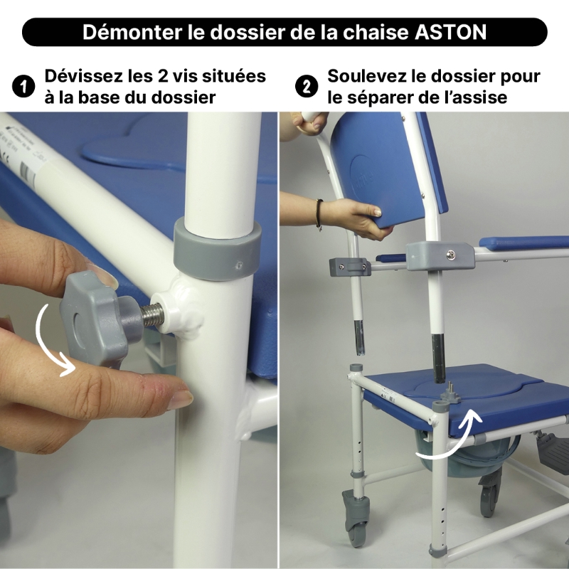 Chaise de douche / WC Aston – Image 11
