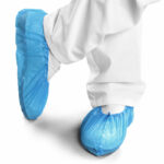 Sur-chaussure bleue