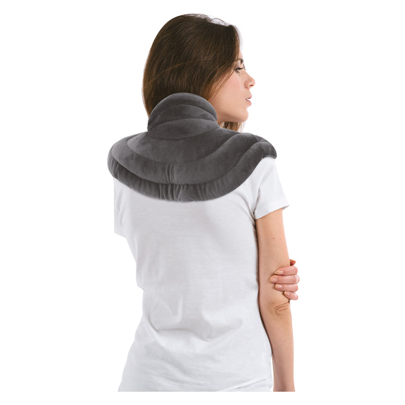 Coussin de nuque à chauffer en graines de lin – Image 2