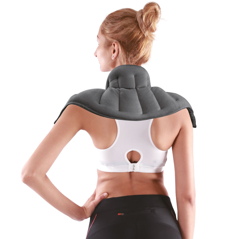 Coussin long lombaire/cervical à chauffer en graines de lin – Image 2