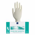 Gant d'examen stretch lisse en vinyle non poudré