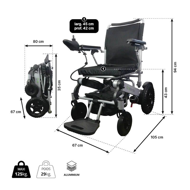 Fauteuil électrique pliant Motorlight – Image 4