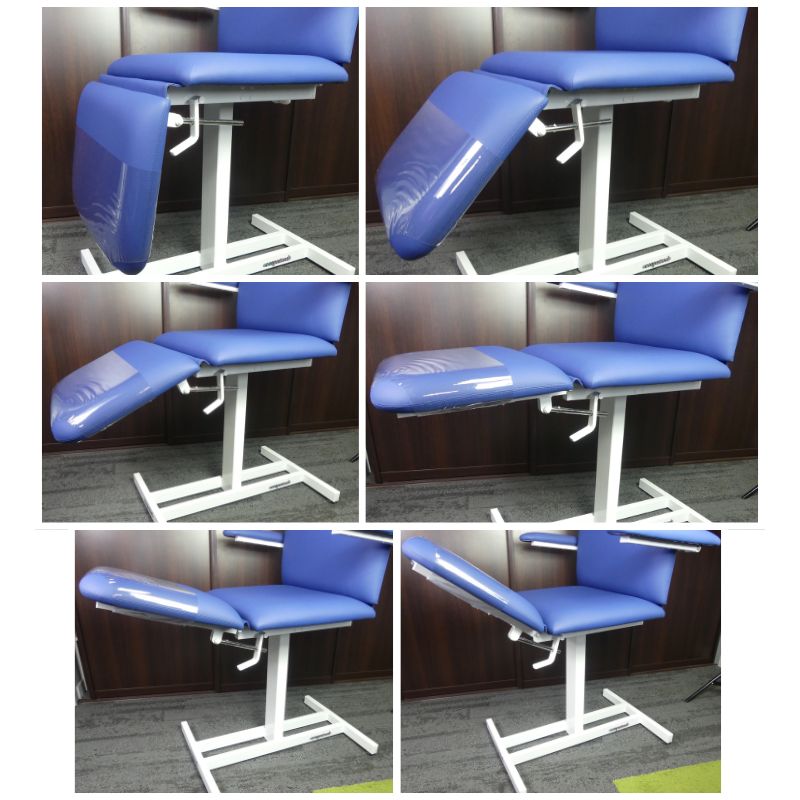 Fauteuil fixe en métal blanc spécial T19 - Seconde vie – Image 5