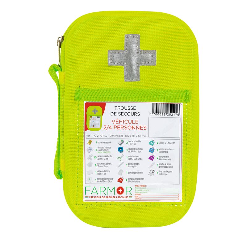 Trousse de secours véhicule 2/4 personnes – Image 2